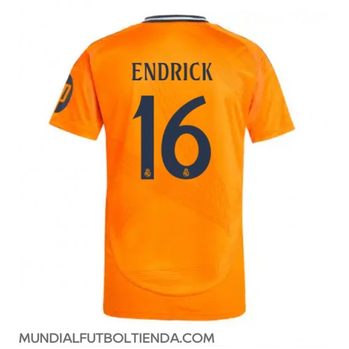 Camiseta Real Madrid Endrick #16 Segunda Equipación Replica 2024-25 mangas cortas